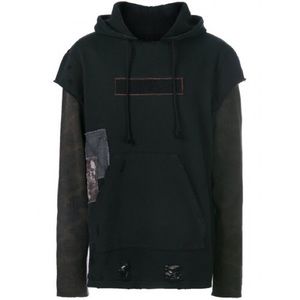 🔥Leon Pullover Hoodie w/ Patches in Deviance (XL)